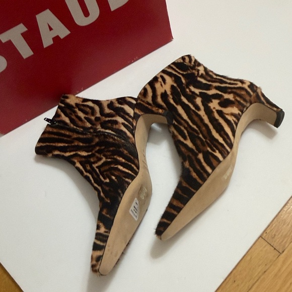 STAUD Wally Calf Hair Ankle Boots size 8 - Picture 4 of 9